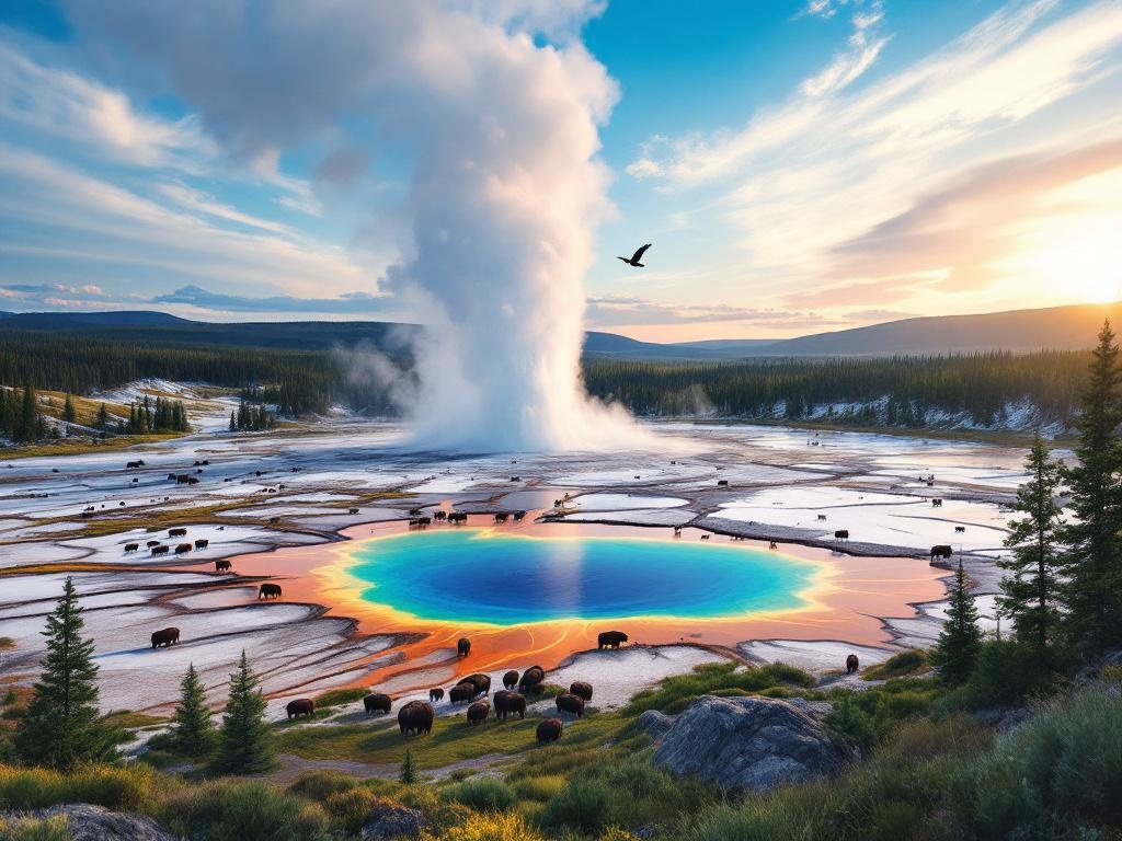 Visiting Yellowstone National Park in the USA